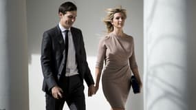 Ivanka Trump et son mari Jared Kushner, tous les deux cités dans le Time 100, le 10 février 2017 à la Maison Blanche. 