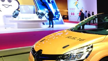 La Clio RS16 sur le stand Renautl Sport du Mondial de l'auto