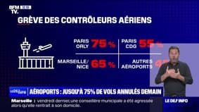 75% de vols annulés à Orly, 55% à  Roissy-Charles de Gaulle...  malgré la levée du préavis de grève par le syndicat majoritaire, des perturbations sont toujours à prévoir demain