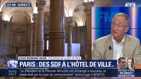 Paris: des SDF à l'Hôtel de Ville