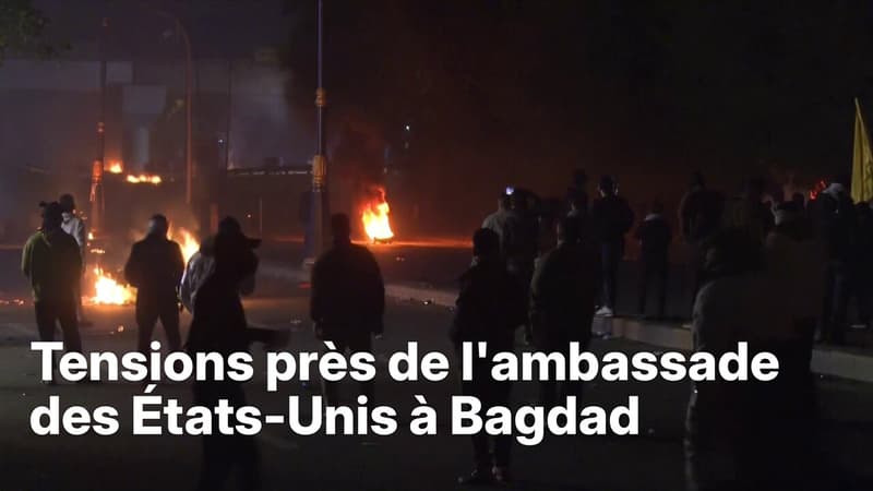 Des affrontements près de l'ambassade américaine à Bagdad en Irak