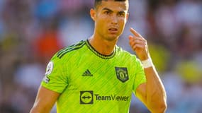 Cristiano Ronaldo avec Manchester United, le 13 août 2022