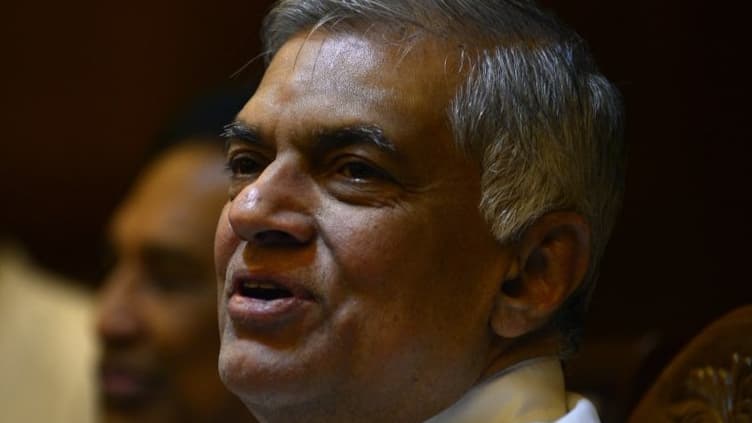 Le Premier ministre démis Ranil Wickremesinghe.