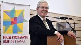 Le président de l'Eglise protestante unie de France, Laurent Schlumberger, à Sète le 14 mai 2015