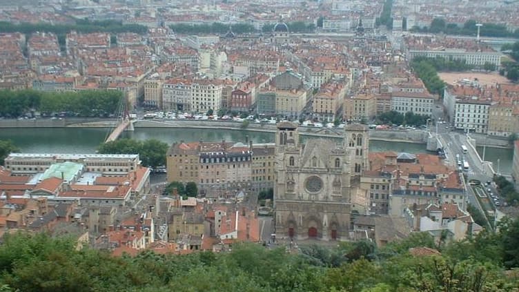 Vue de Lyon - l'une des seules villes à ne pas voir les prix baisser