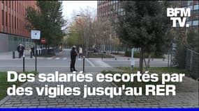 Des salariés escortés par des vigiles jusqu'au RER 