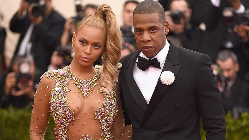 Beyoncé et Jay Z au Met Gala 2015, à New York
