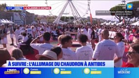 Flamme paralympique: le chaudron a été allumé à Antibes