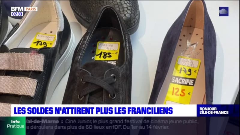 Les soldes n'attirent plus les franciliens