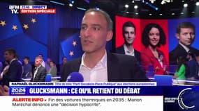 Raphaël Glucksmann (PS-Place publique): "J'ai été attaqué par la gauche, par l'extrême droite, par Valérie Hayer. Je prends ça très bien. Au moins, je ne laisse pas indifférent"