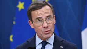 Le Premier ministre suédois Ulf Kristersson, le 19 janvier 2024 à Stockholm