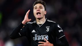 Federico Chiesa avec la Juventus