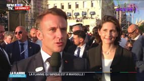 Flamme olympique à Marseille: "On peut être fiers" affirme Emmanuel Macron