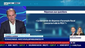Les questions : La demande de dispense d'acompte fiscal concerne-t-elle le PEA ? - 11/10