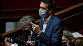 Le député LFI Bastien Lachaud à l'Assemblée nationale, le 5 octobre 2021 à Paris