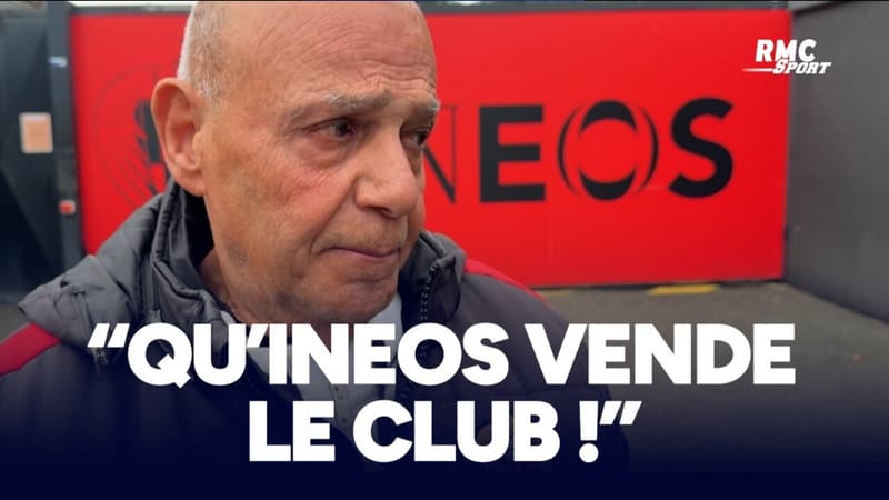 Nice : "Qu'il vende le club", la colère d'un supporter contre INEOS