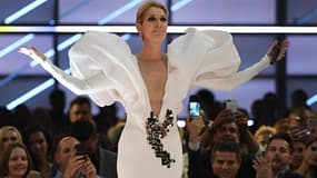 Céline Dion sur la scène des Bilboard Music Awards, le 21 mai 2017.