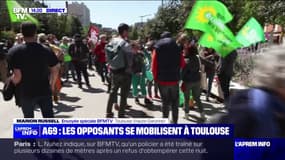 Manifestation contre l'A69: un dispositif conséquent de forces de l'ordre pour encadrer les manifestants