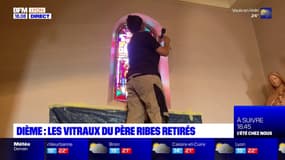 Dième : les vitraux du père Ribes retirés