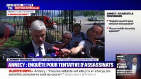 Laurent Wauquiez, président LR de la région Auvergne-Rhône-Alpes, sur l'attaque au couteau à Annecy: "Il faudra qu'on apporte des réponses"