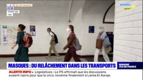 Port du masque: du relâchement dans les transports franciliens