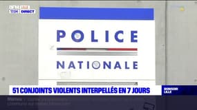 Nord: 51 conjoints violents interpellés en sept jours