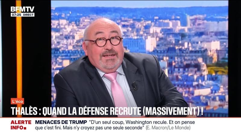 BFM éco : Thalès, quand la défense recrute (massivement) ! - 10/02