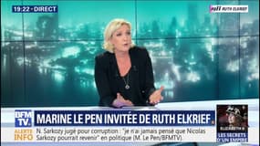Marine Le Pen à propos des municipales: "Je ne suis pas à la recherche de têtes d'affiches mais d'une majorité"