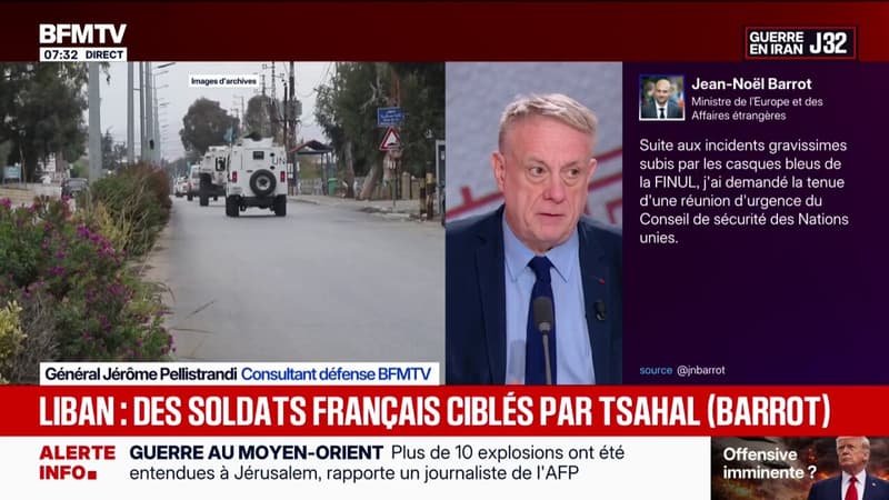 Guerre au Moyen-Orient: trois incidents ont eu lieu entre le contingent français de la Finul et l'armée israélienne