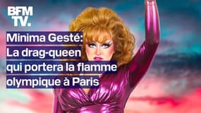 "C'est une fierté parce que je vais pouvoir porter des valeurs chères à mon cœur": Minima Gesté, la drag-queen qui relayera la flamme olympique à Paris 