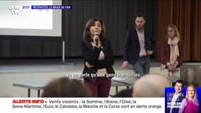 La députée LaRem Corinne Vignon a été obligée d'annuler un atelier sur la réforme des retraites face à une foule en colère