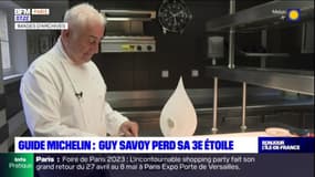 Paris: le chef Guy Savoy perd sa 3e étoile au guide Michelin