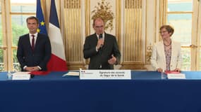 Le Premier ministre Jean Castex a signé les accords du "Ségur"