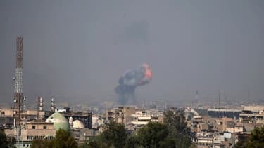 La ville de Mossoul, le 7 avril 2017
