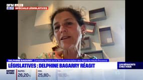 Législatives: Delphine Bagarry, candidate Nupes, réagit aux premiers résultats dans la 1ère circonscription des Alpes-de-Haute-Provence 