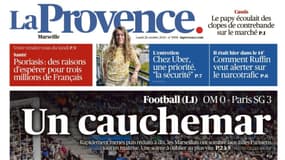 Le titre sans équivoque de La Provence après la déroute de l'OM.