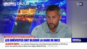 Nice: les grévistes ont bloqué et envahi la gare de Nice