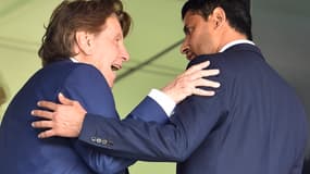 Pini Zahavi et Nasser Al-Khelaïfi