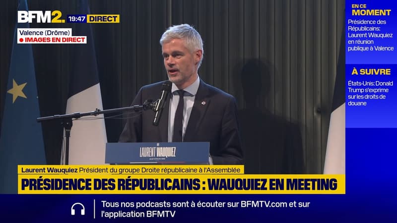 Laurent Wauquiez exprime sa 