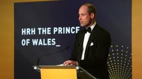 Le prince William lors de la cérémonie du Diana Award, le 14 mars 2024