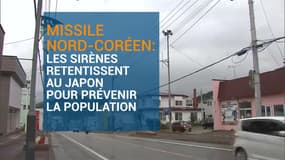 Missile nord-coréen: les sirènes retentissent au Japon pour prévenir la population