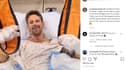 Romain Grosjean depuis sa chambre d'hôpital