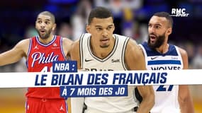 NBA : Le bilan des Français à sept mois des JO