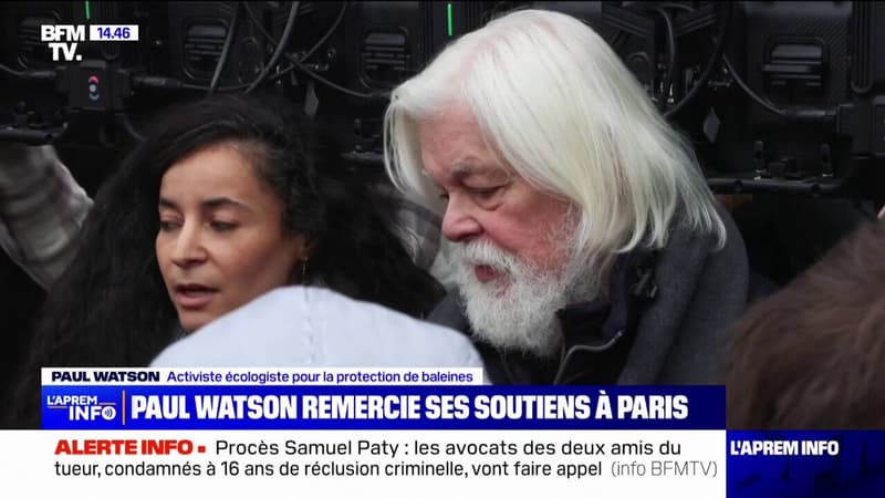 Paul Watson libéré: un rassemblement organisé place de la République à Paris en soutien au militant écologiste