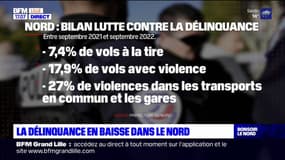 La délinquance en baisse dans le Nord