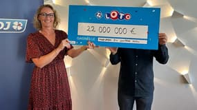 Le gagnant anonyme de 22 millions d'euros au Loto en juillet 2024 en France. 