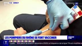 Les pompiers du Rhône se font vacciner