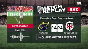 Munster 24-24 Toulouse (Q) : Le replay de l'incroyable qualification toulousaine aux tirs aux buts