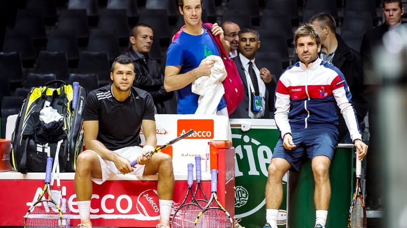Jo-Wilfried Tsonga, Richard Gasquet et Arnaud Clément