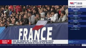 Equipe de France - Les supporters des Bleus de plus en plus bruyants